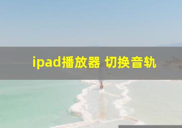 ipad播放器 切换音轨